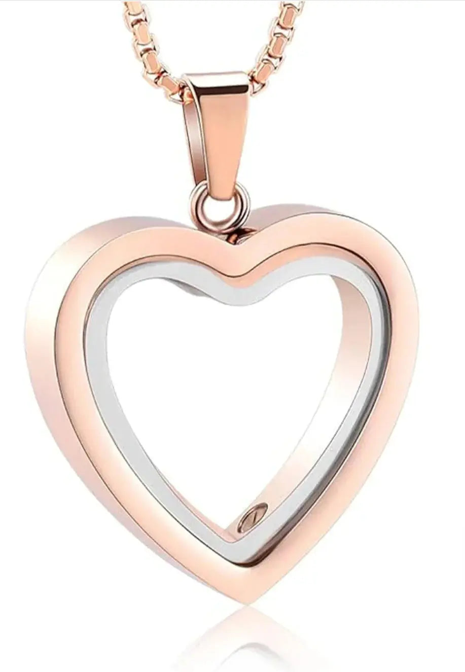 Heartfelt Remembrance: Stainless Steel Heart-Shaped Cremation Pendant Coventry Clothing