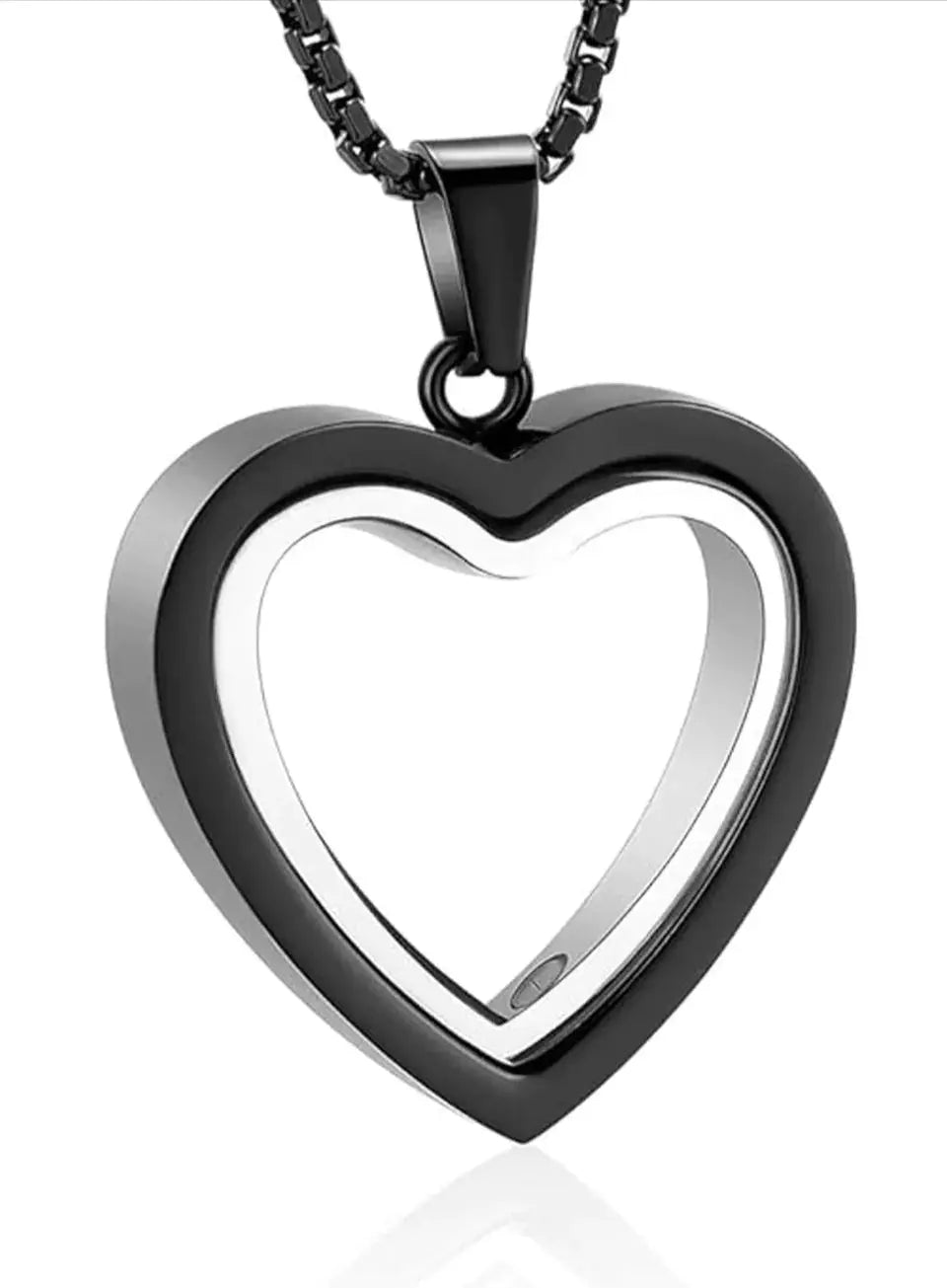 Heartfelt Remembrance: Stainless Steel Heart-Shaped Cremation Pendant Coventry Clothing