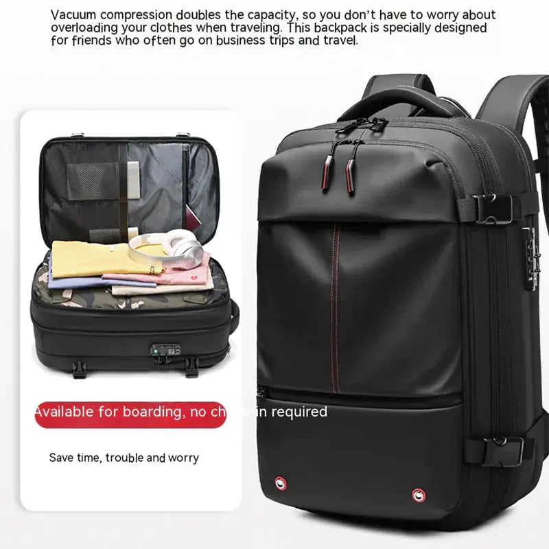Vacuum Compression Large-capacity Backpack Coventry Clothing